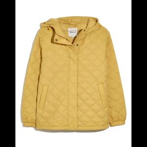 Madewell Quilted Packable Puffer Jacket Tan